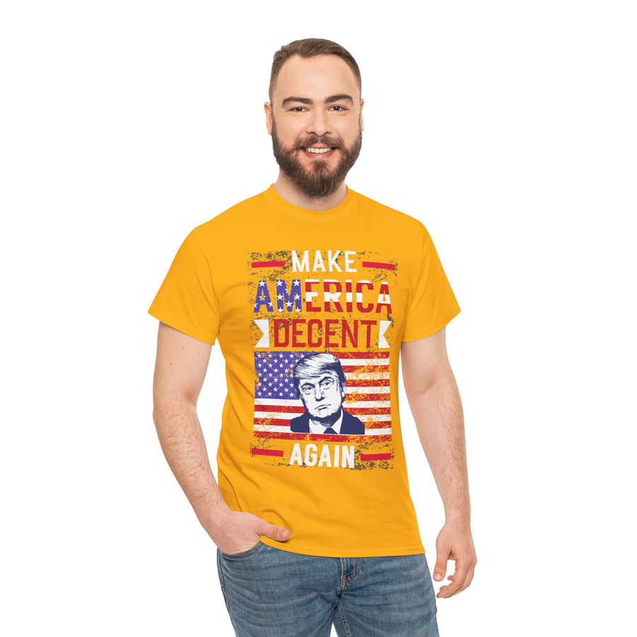 Make America Decent Again Unisex Heavy Cotton Tee