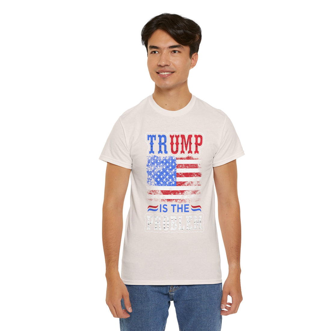 Trump Is The Problem Unisex Heavy Cotton Tee