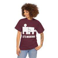 Let's Misbehave Unisex Heavy Cotton Tee