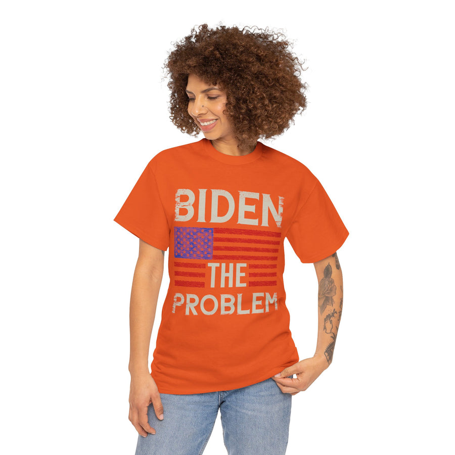 Biden The Problem Unisex Heavy Cotton Tee