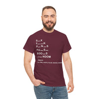 Six, Fork, Pants, Pulse, Book, Random, Unisex Heavy Cotton Tee