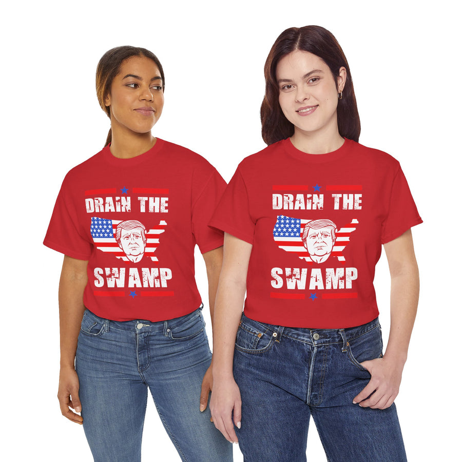 Drain The Swamp Unisex Heavy Cotton Tee