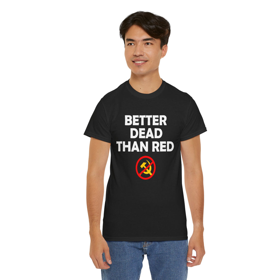 Better Dead Than Red Unisex Heavy Cotton Tee