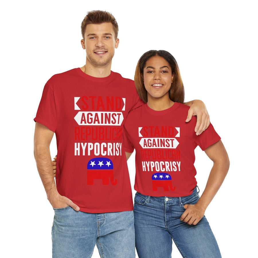 Stand Against Republican Hypocrisy Unisex Heavy Cotton Tee