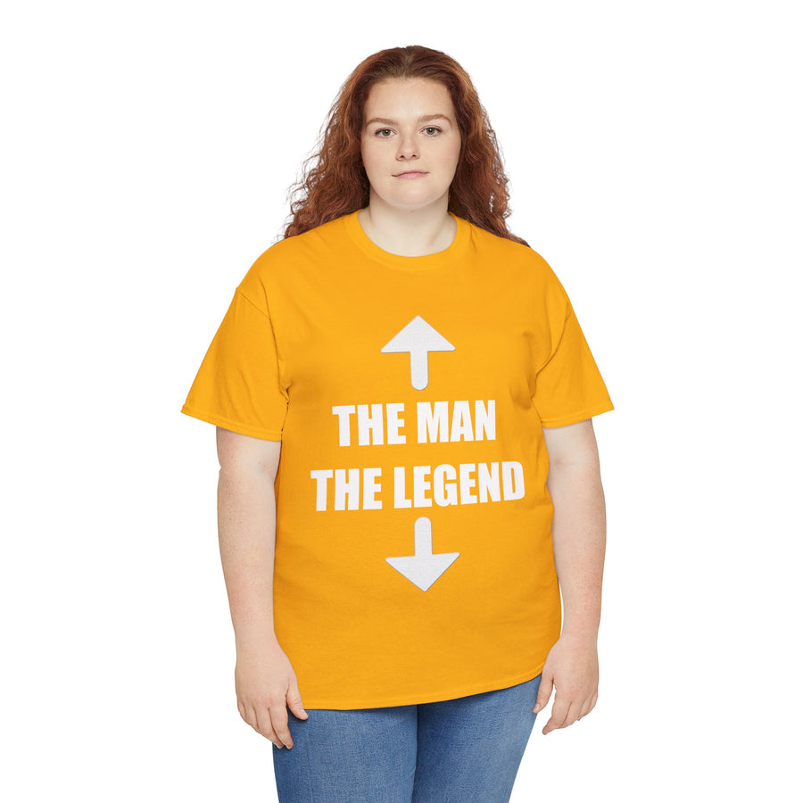 The Man The Legend Unisex Heavy Cotton Tee