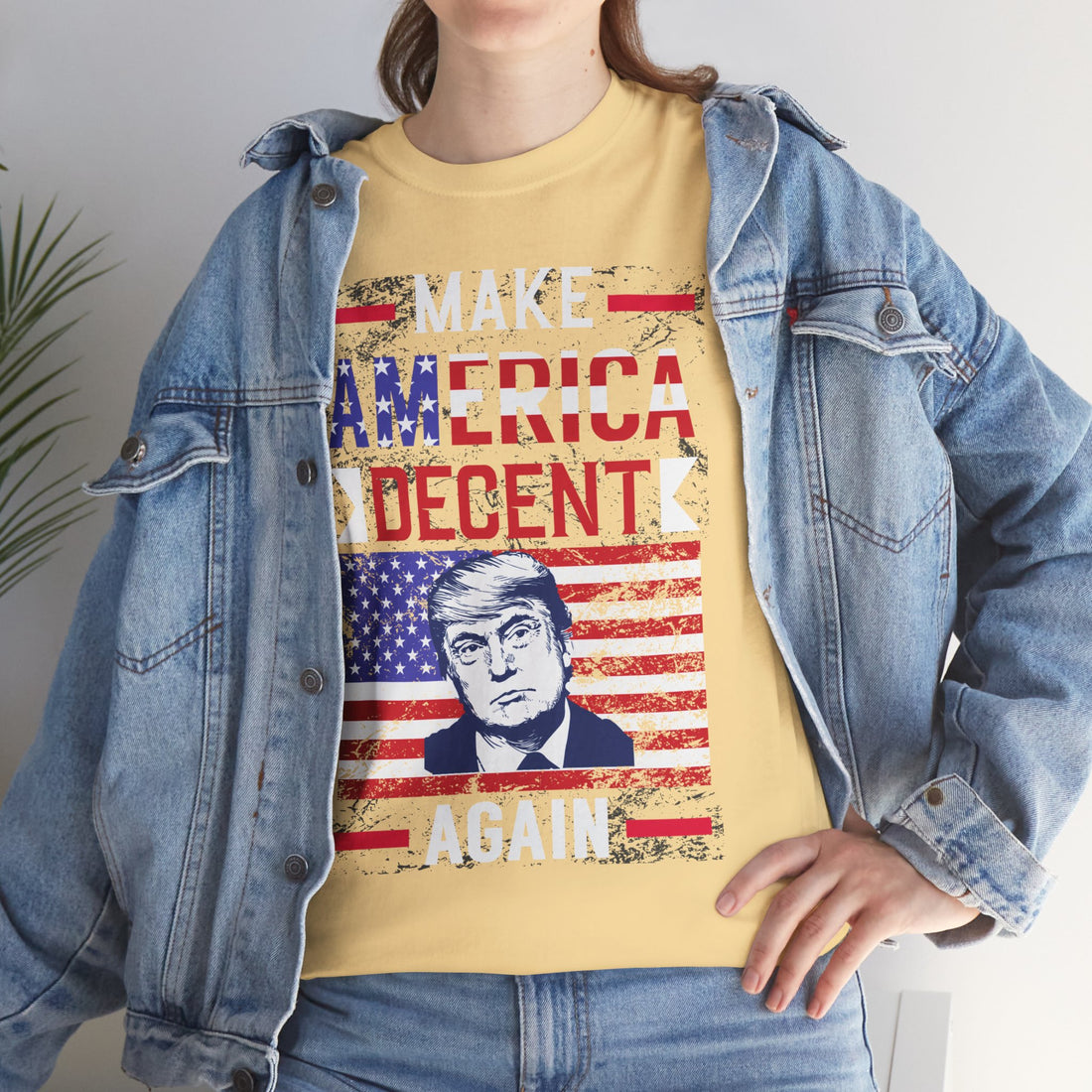 Make America Decent Again Unisex Heavy Cotton Tee