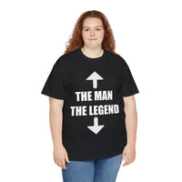 The Man The Legend Unisex Heavy Cotton Tee