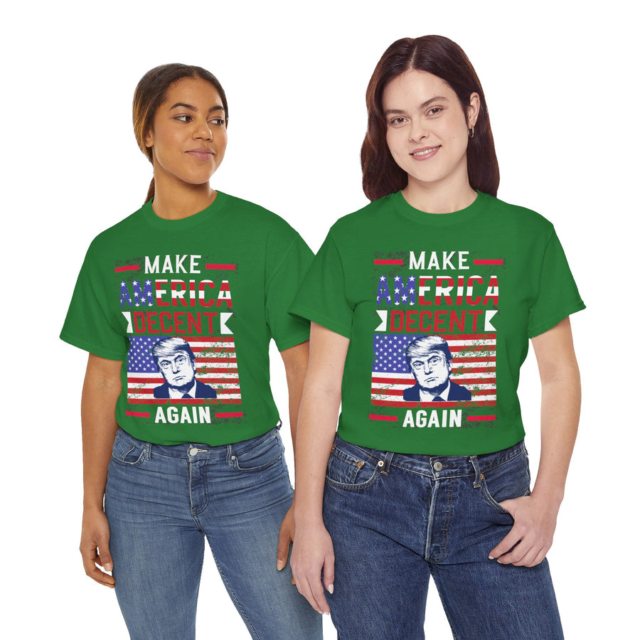 Make America Decent Again Unisex Heavy Cotton Tee