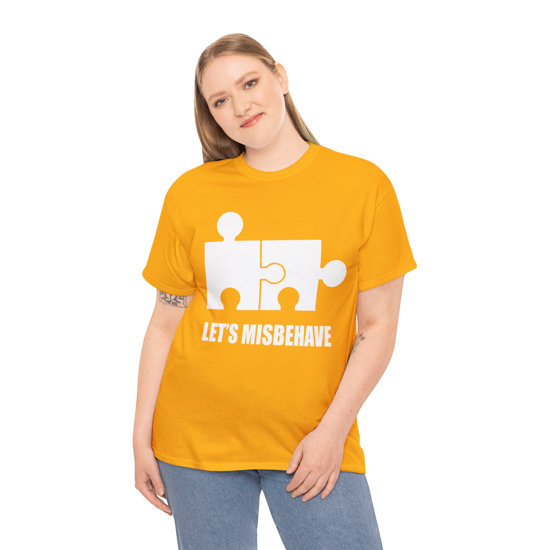 Let's Misbehave Unisex Heavy Cotton Tee