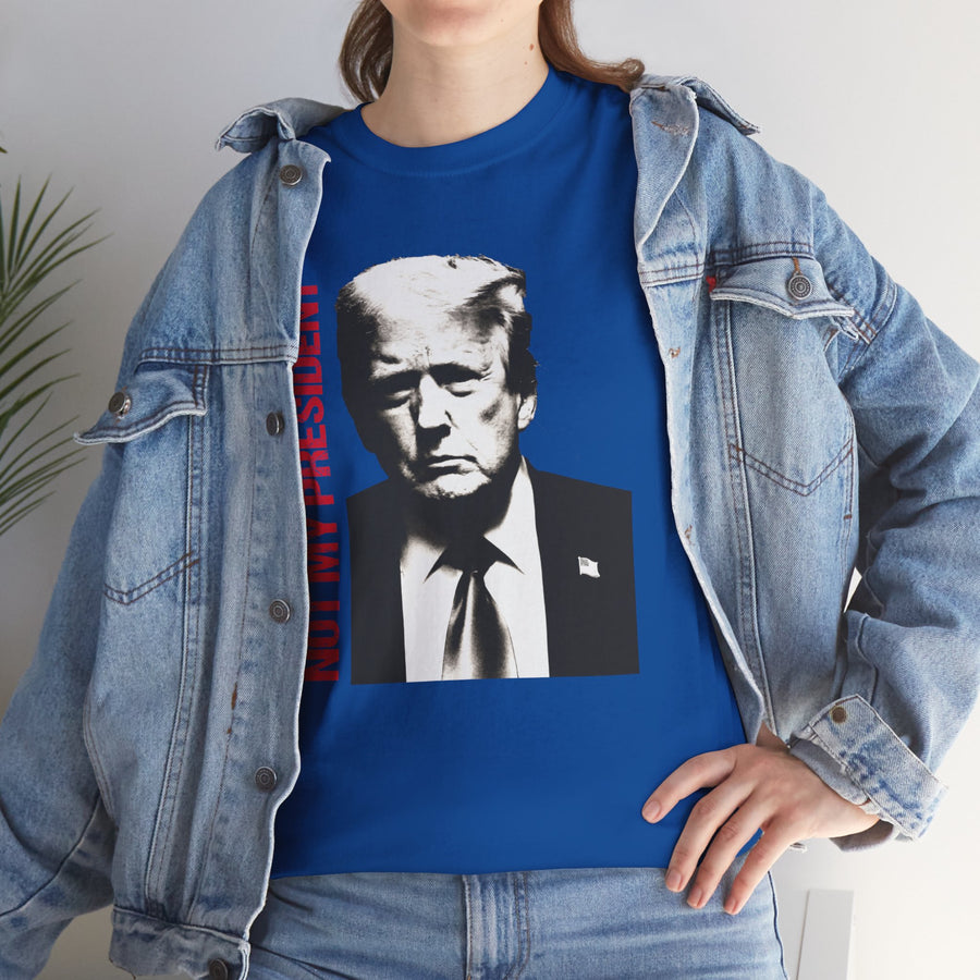 Not My President Unisex Heavy Cotton Tee