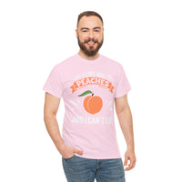 I Like Big Peaches I Can't Lie Unisex Heavy Cotton Tee