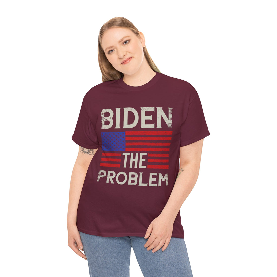 Biden The Problem Unisex Heavy Cotton Tee