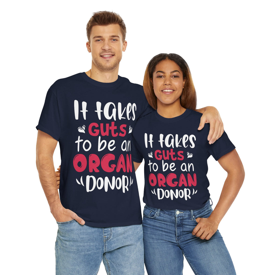 It Take Guts To Be An Organ Donor Unisex Heavy Cotton Tee