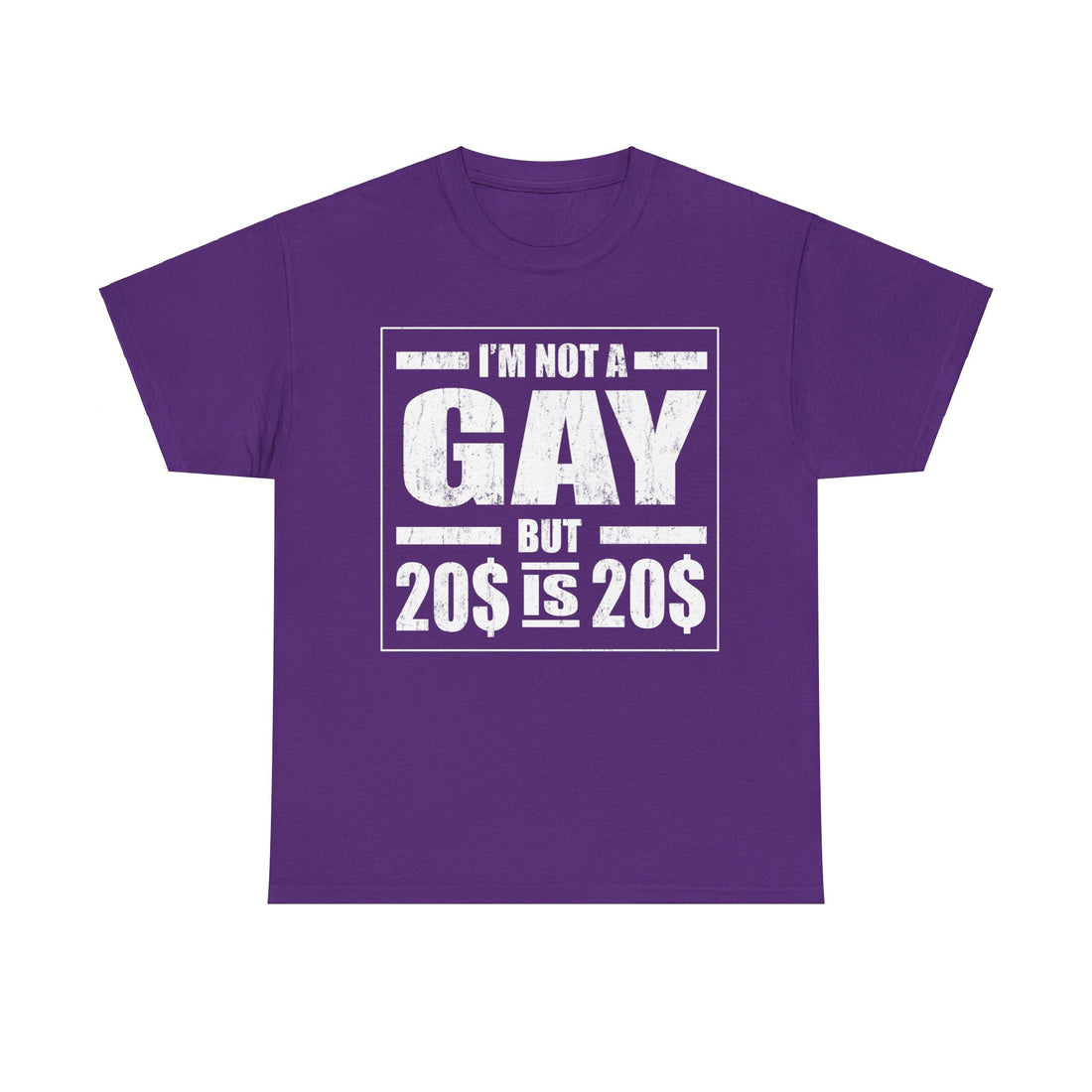 I'M Not Gay But Is 20 20 Unisex Heavy Cotton Tee