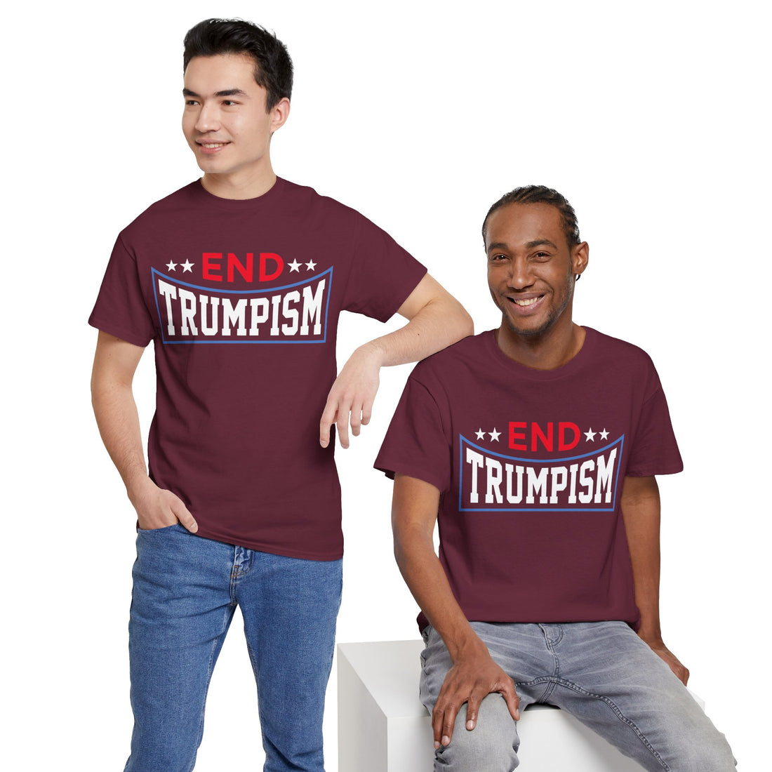 End Trumpism Unisex Heavy Cotton Tee