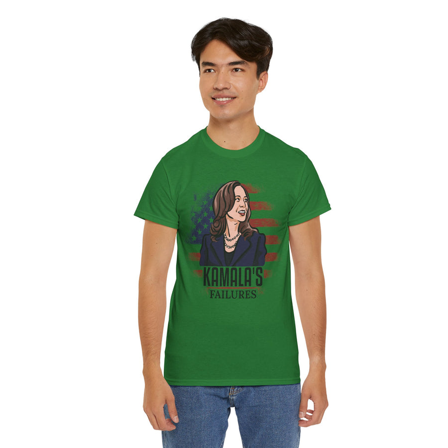 Kamala's Failures Unisex Heavy Cotton Tee