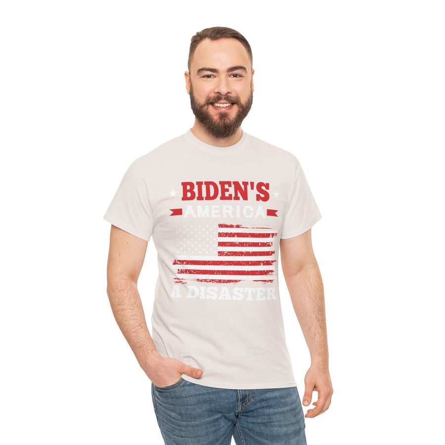 Biden's America A Disaster Unisex Heavy Cotton Tee