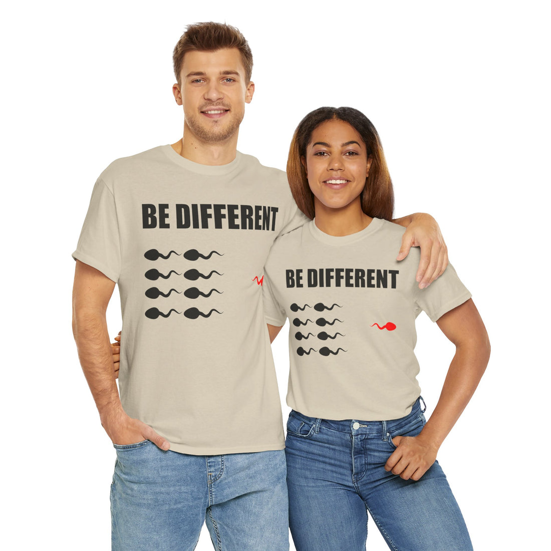 Be Different Unisex Heavy Cotton Tee