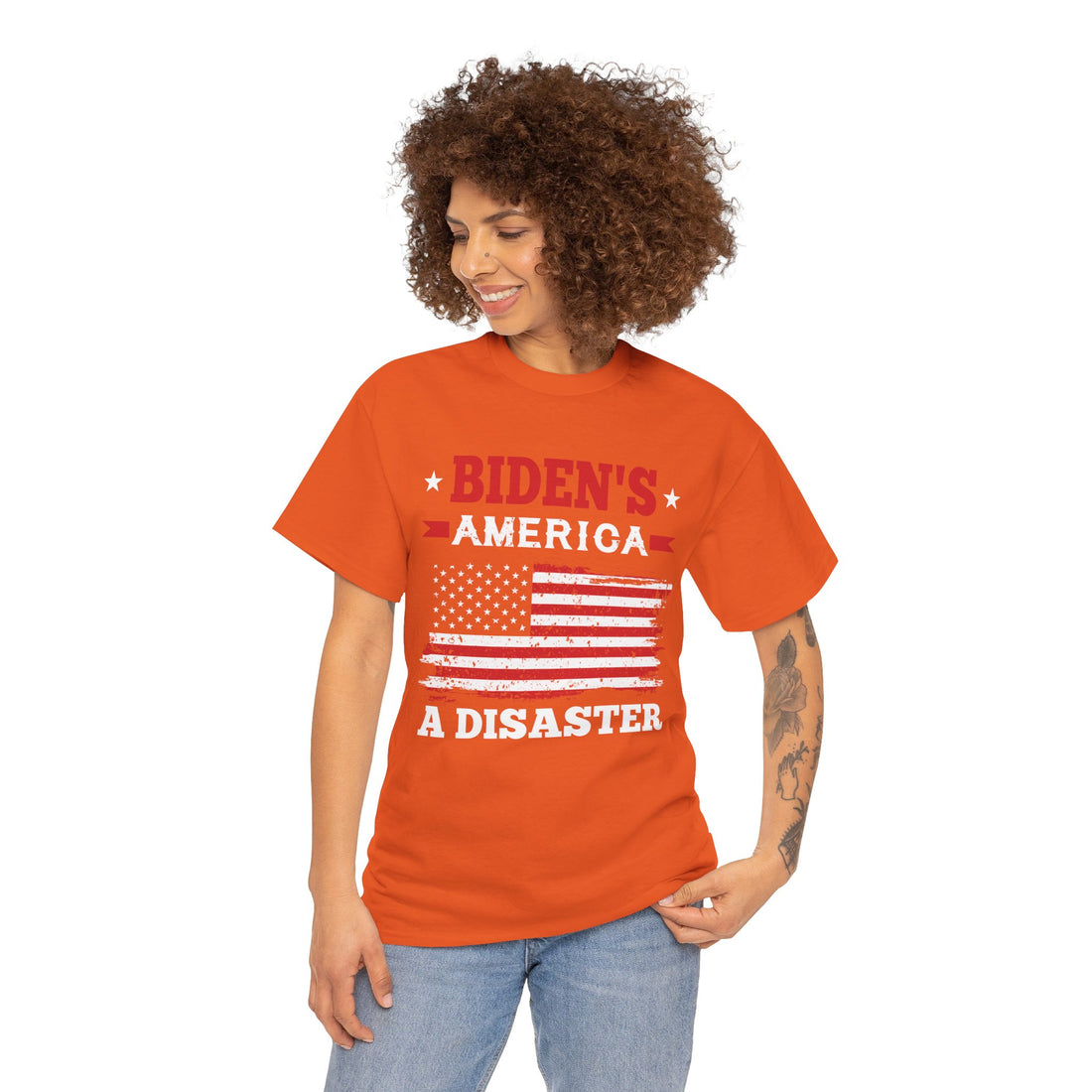 Biden's America A Disaster Unisex Heavy Cotton Tee