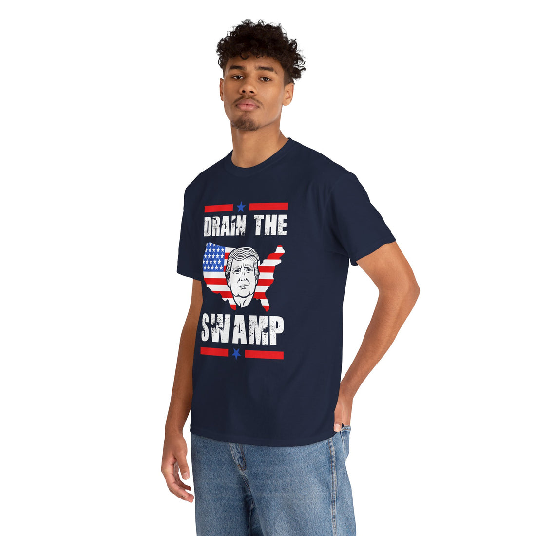 Drain The Swamp Unisex Heavy Cotton Tee