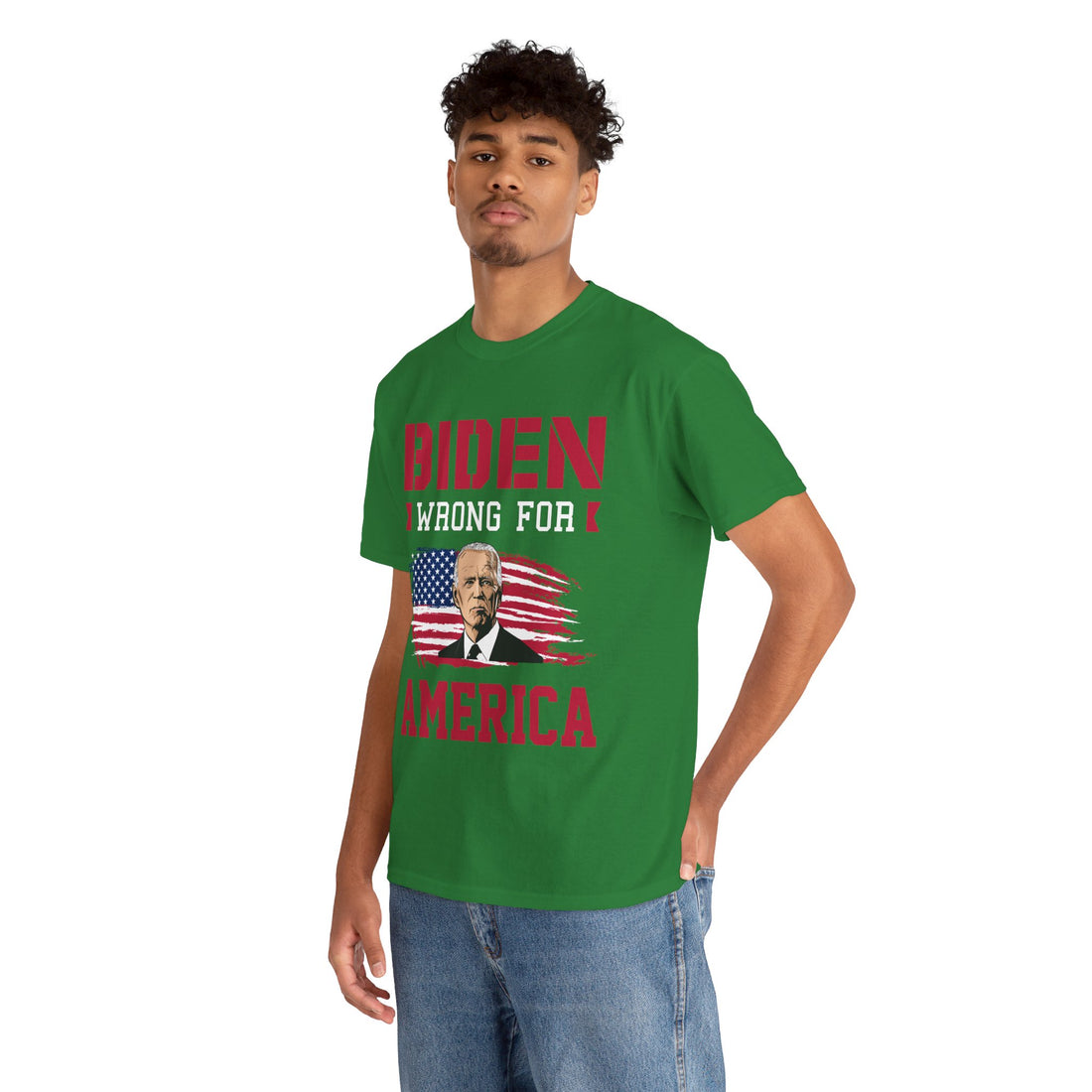 Biden Wrong for America Unisex Heavy Cotton Tee