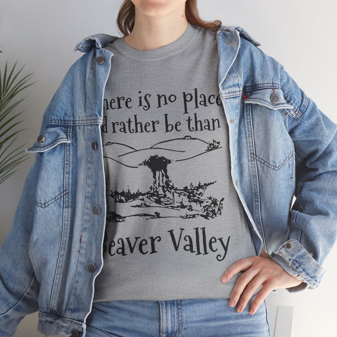 There Is No Place I'd Rather Be Than Bevear Valley Unisex Heavy Cotton Tee