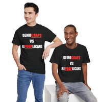 Democraps VS Repooplican Unisex Heavy Cotton Tee