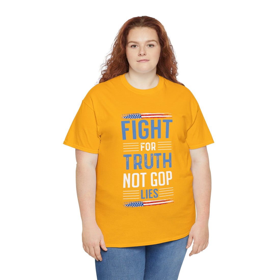 Fight For Truth Not GOP Lies Unisex Heavy Cotton Tee