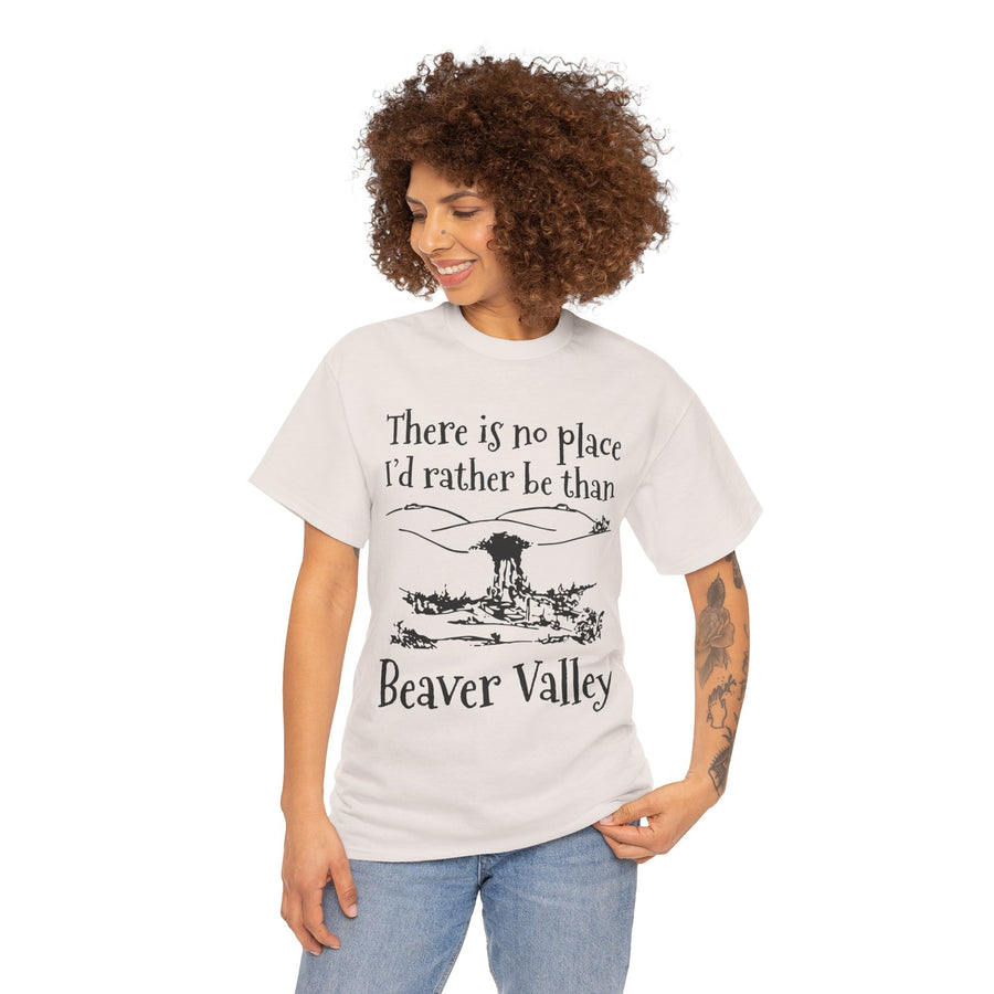 There Is No Place I'd Rather Be Than Bevear Valley Unisex Heavy Cotton Tee