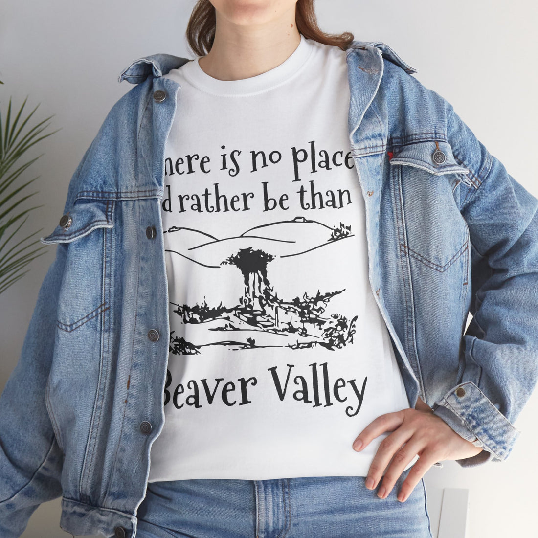 There Is No Place I'd Rather Be Than Bevear Valley Unisex Heavy Cotton Tee