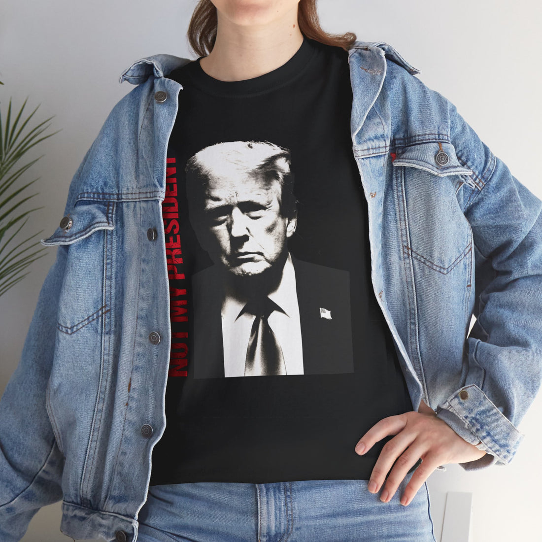 Not My President Unisex Heavy Cotton Tee