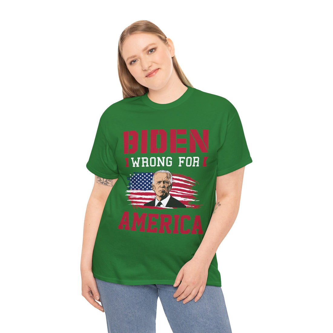 Biden Wrong for America Unisex Heavy Cotton Tee