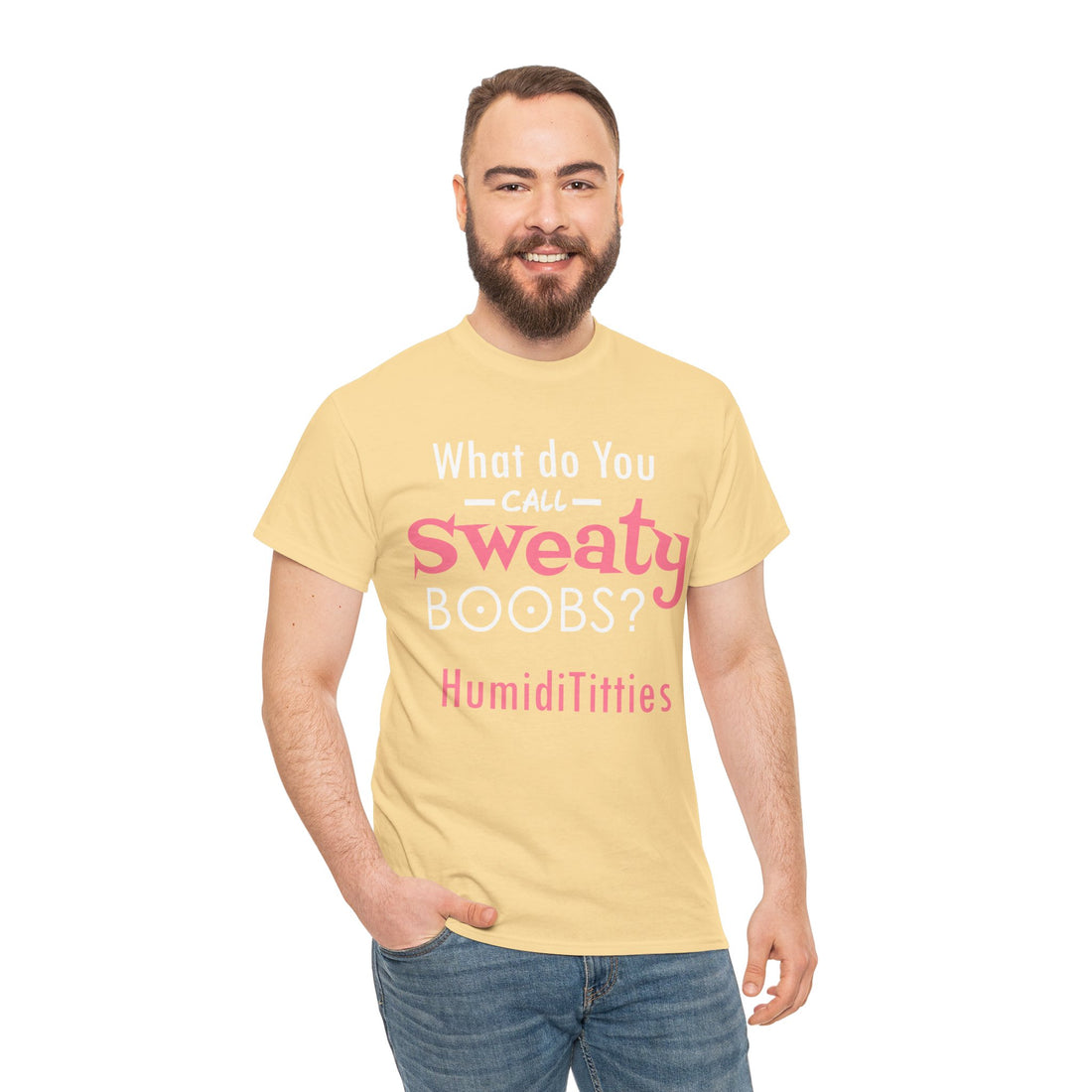 What Do You Call Sweaty Boobs Unisex Heavy Cotton Tee