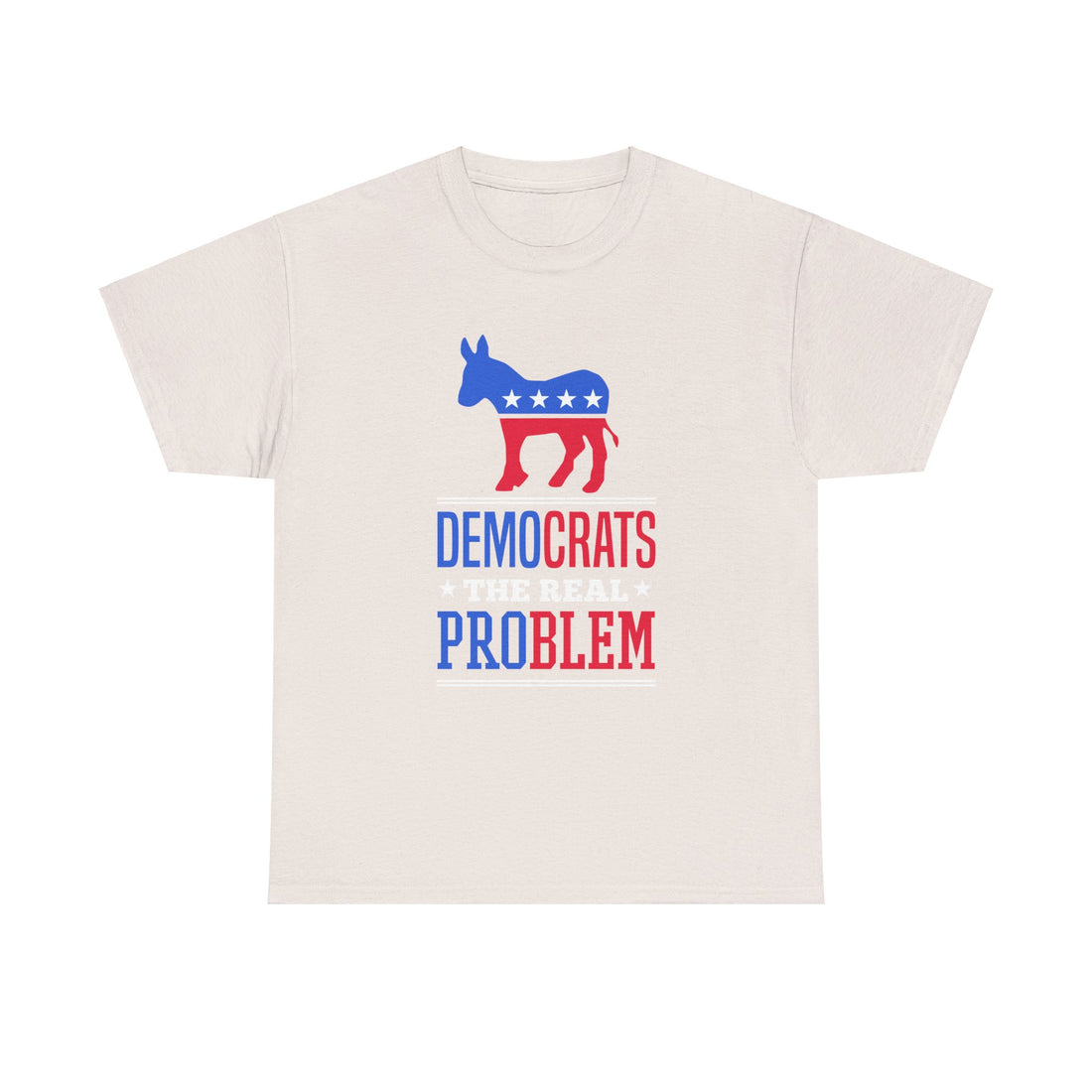 Democrats The Real Problem Unisex Heavy Cotton Tee