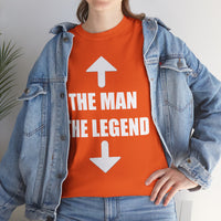 The Man The Legend Unisex Heavy Cotton Tee