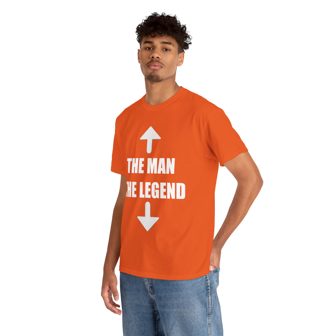 The Man The Legend Unisex Heavy Cotton Tee