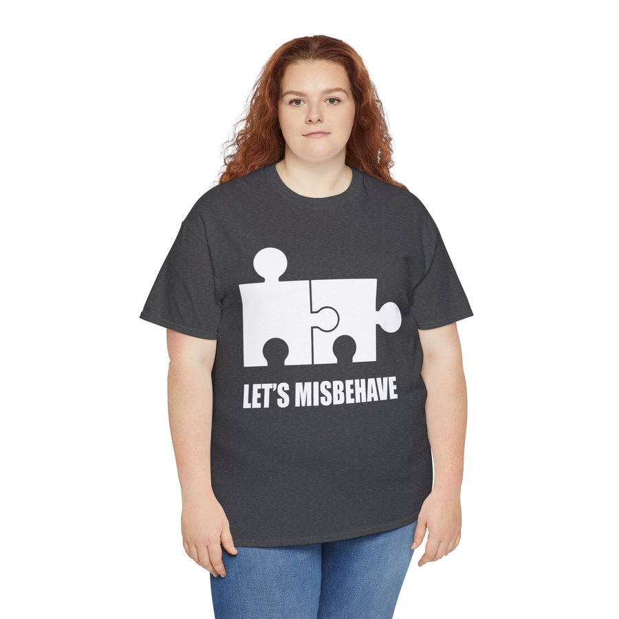 Let's Misbehave Unisex Heavy Cotton Tee