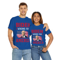 Biden Wrong for America Unisex Heavy Cotton Tee