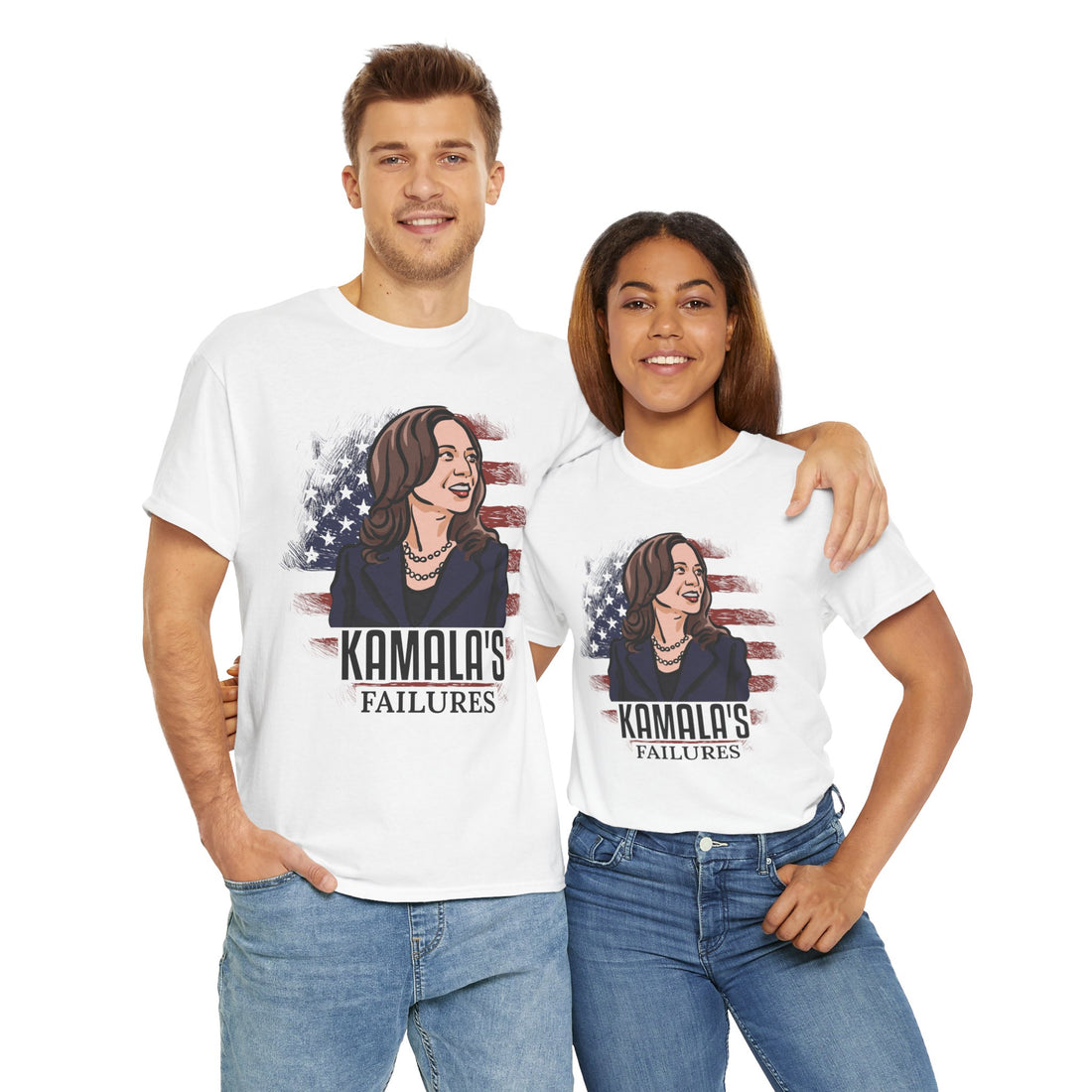 Kamala's Failures Unisex Heavy Cotton Tee