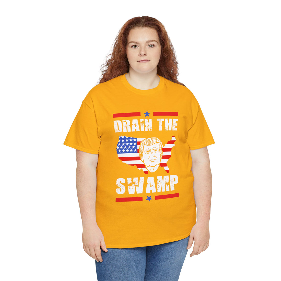 Drain The Swamp Unisex Heavy Cotton Tee