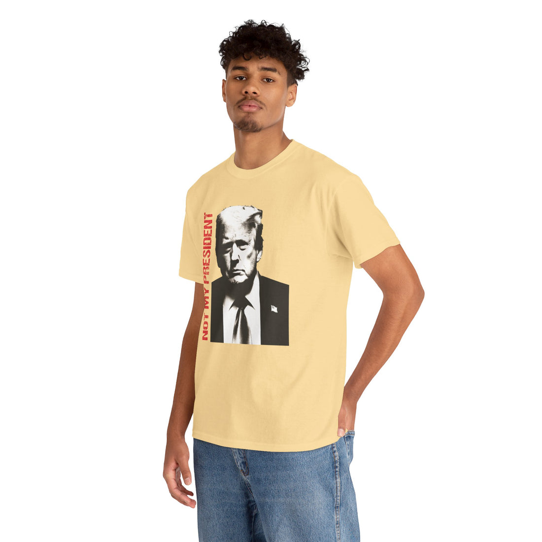 Not My President Unisex Heavy Cotton Tee