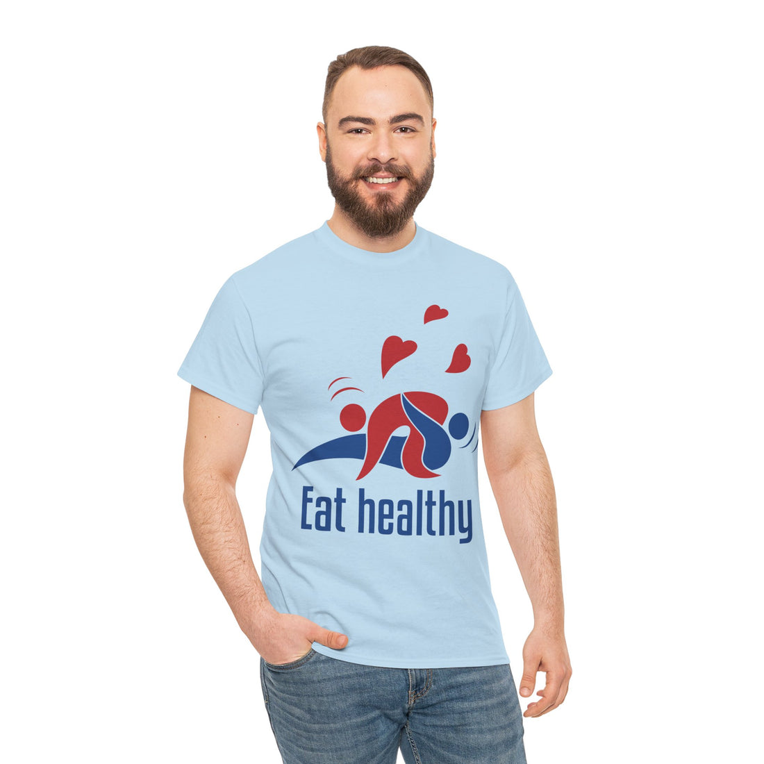 Eat Healthy Unisex Heavy Cotton Tee