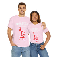 The Word Friendship In Chinese Unisex Heavy Cotton Tee