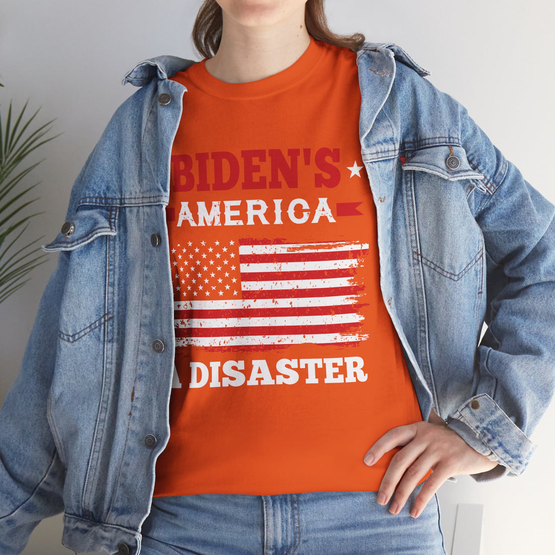 Biden's America A Disaster Unisex Heavy Cotton Tee