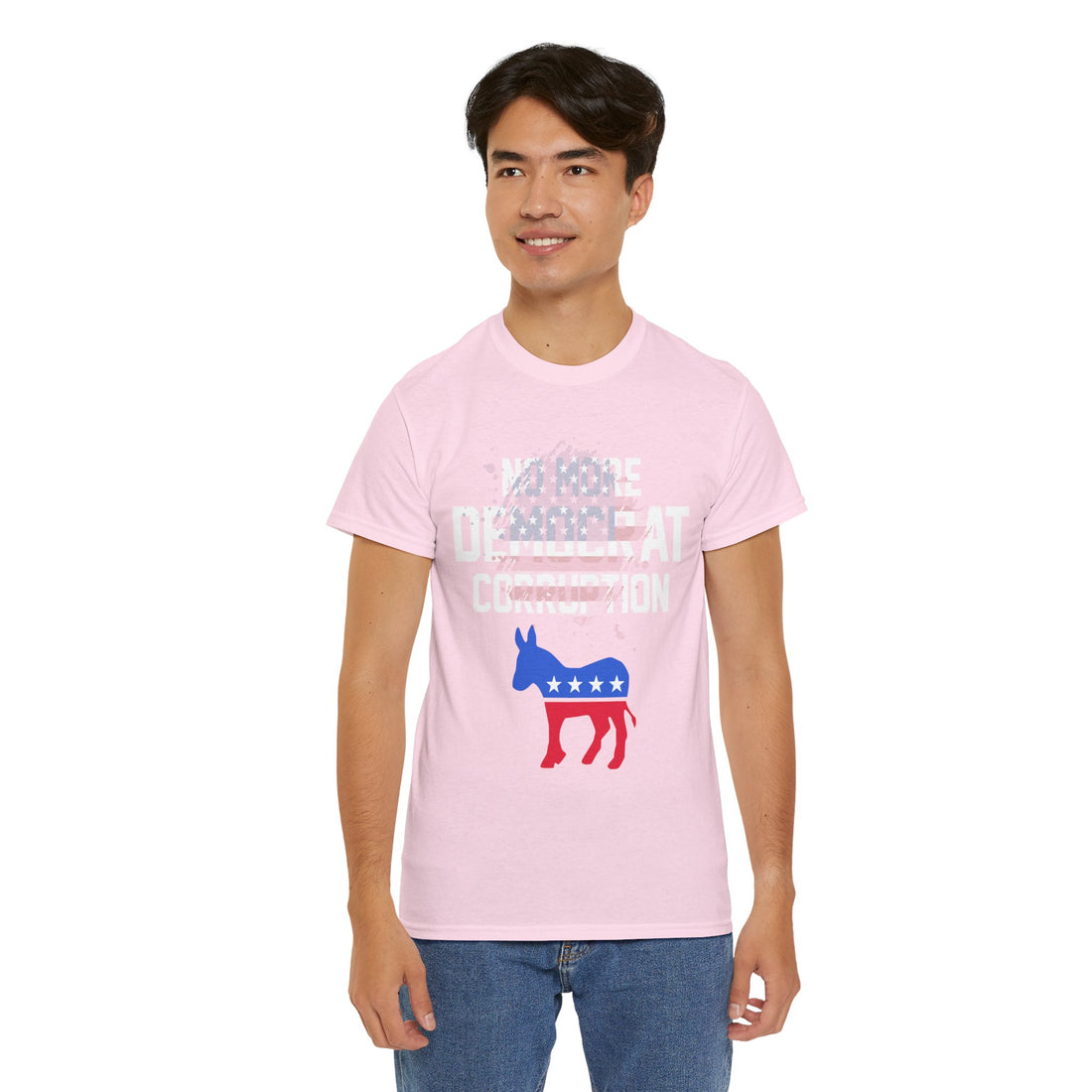 No More Democrat Corruption Unisex Heavy Cotton Tee