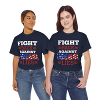 Fight Back Against Liberal Lies Unisex Heavy Cotton Tee