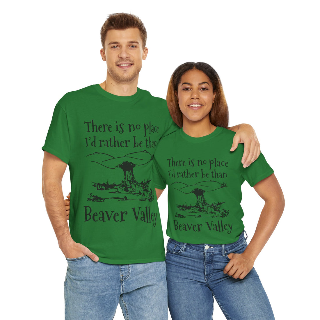 There Is No Place I'd Rather Be Than Bevear Valley Unisex Heavy Cotton Tee