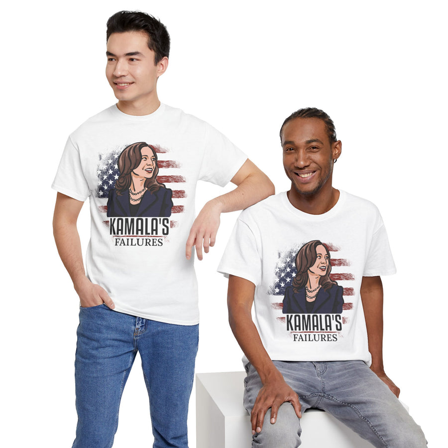 Kamala's Failures Unisex Heavy Cotton Tee