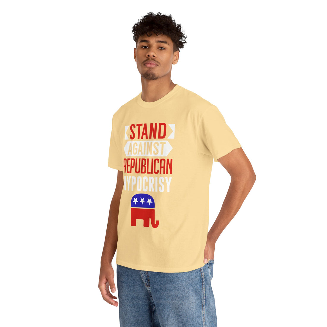 Stand Against Republican Hypocrisy Unisex Heavy Cotton Tee