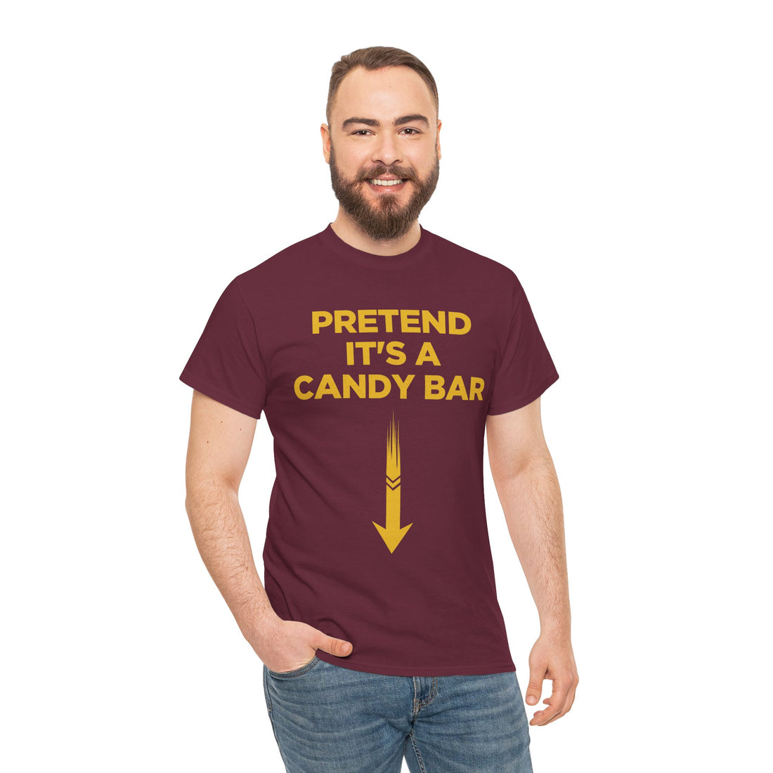 Pretend Its A Cany Bar Unisex Heavy Cotton Tee